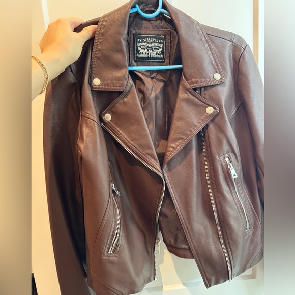 Levi's® Faux Leather Moto jacket - Picture 2 of 3